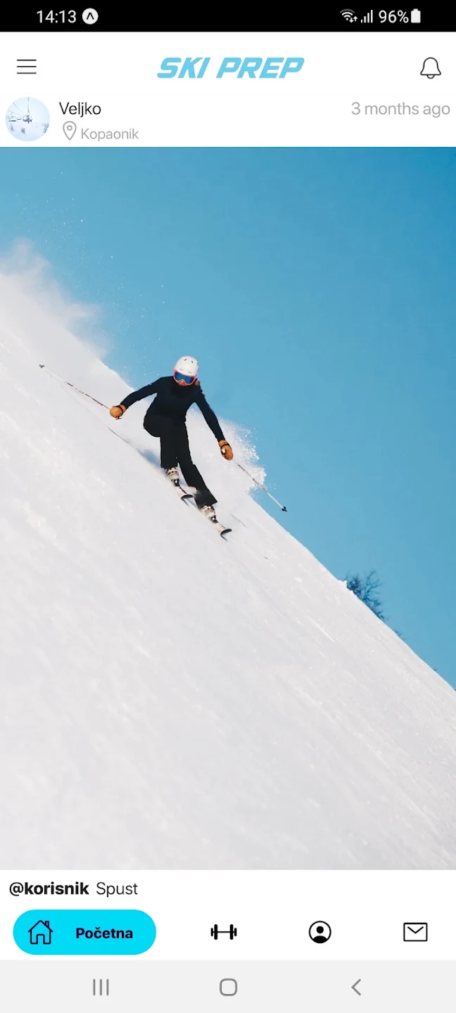 SkiPrep mobilna aplikacija